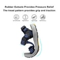thumbnail image 5 of OutPro Men's Hiking Sandals Outdoor Walking Athletic Sandals Fashion Casual Flat Sandals Blue Black, 5 of 10