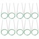thumbnail image 3 of Agujas de tejer, 10 piezas Aguja de tejer circular Multipropósito 100 cm 39 pulgadas Anillo de longitud Suéter de acero inoxidable Juego de agujas de bucle de hilo, 3 of 5