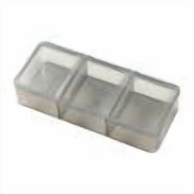 Weloille 3 Compartment Pill Case 1 Piece, Lightweight Portable Sealed Medicine Organizer, Food Grade BPA Free Dustproof Pill Box, for Pocket Purse Travel Work Daily Medication Storage