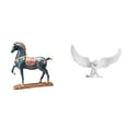 thumbnail image 1 of Escultura De Resina Angelical Y Equina, Elegante Adorno Feng Shui Para Escritorio, Sala De Estar, Estantería, Oficina, Inauguración De La Casa, Decoración De Pasillo., 1 of 8