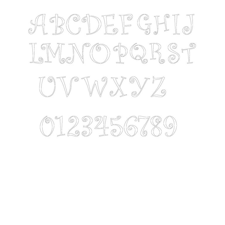 1 Pc, 12 Inch X 1/4 Inch Thick A Wood Letters In The Curlz 1 Pc, 12 Inch X 1/4 Inch Thick A Wood Letters In The Curlz