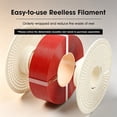 thumbnail image 4 of ouhos PLA Filament 1.75 mm PLA 3D Printer Filament, 1 kg Refill for Reusable Spools (2.2 lbs), 3D Printing Filament for most 3D Printers, Reusable Empty Spool Supported, Brown, 4 of 7