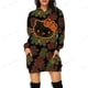thumbnail image 3 of Vestido de suéter de mujer HELLO KITTY Vestido largo con capucha Vestido con capucha Otoño Anime Estampado de tinte 3D Suéter casual Vestido de suéter sexy para mujer, 3 of 5