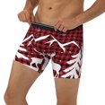 thumbnail image 2 of Sigee Christmas Buffalo Plaid for Men's Boxer Briefs,Moisture Wicking and Breathable Medium, 2 of 9