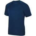 thumbnail image 2 of Augusta Youth Attain Wicking Raglan Sleeve Tee 2791 Navy S, 2 of 2