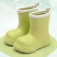 thumbnail image 5 of Edvintorg Toddler Rain Boots Baby Kids Easy-On Lightweight Rainboots Children Waterproof Shoes for Boys Girls 2-9 Years, 5 of 8