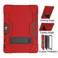 thumbnail image 5 of FIEWESEY for Dragon Touch K10 Case,Heavy Duty Shockproof Rugged Protective Case for Dragon Touch K10/GTYD 10 inch/Foren-Tek 10 inch/TAGITAL 10 inch Tablet+Screen Protector (Red/Black, 2 Pack), 5 of 7