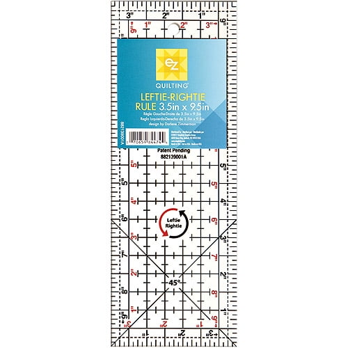 Wrights a Ez Acrylic Leftie Righties Ruler Multi Colored Walmart Com Walmart Com
