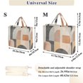thumbnail image 2 of FORMRS Womens Corduroy Tote Bag Crossbody Shoulder Handbag with Pocket, Abstract Shapes, 2 of 7