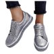thumbnail image 4 of Zapatos de plataforma de boca baja para mujer, informales, con cordones planos, con lentejuelas, nuevo estilo Wmkox8yii  FOPL2422, 4 of 6