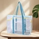 thumbnail image 1 of Bolso de asas transparente Yinane totalizador femenino impermeable de playa PVC Azul, 1 of 8