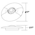 thumbnail image 4 of Nicor Lighting COS360LWH 4.5 in. 360 deg Low Voltage Ceiling Occupancy Motion Sensor, White, 4 of 4