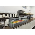 thumbnail image 4 of 59 In. W 7 Pan Commercial Countertop Refrigerated Condiment Prep Station in Stainless Steel, 4 of 10