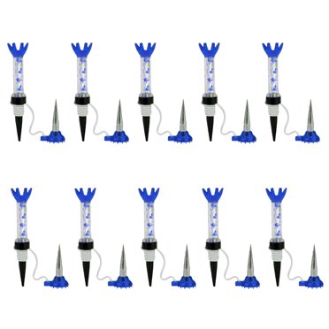 kurtrusly 10 Pieces Golf Ball Step Down Tees Portable Multi-colors Holder Plastic Training Practicing Outdoor Sporting Equipment Blue