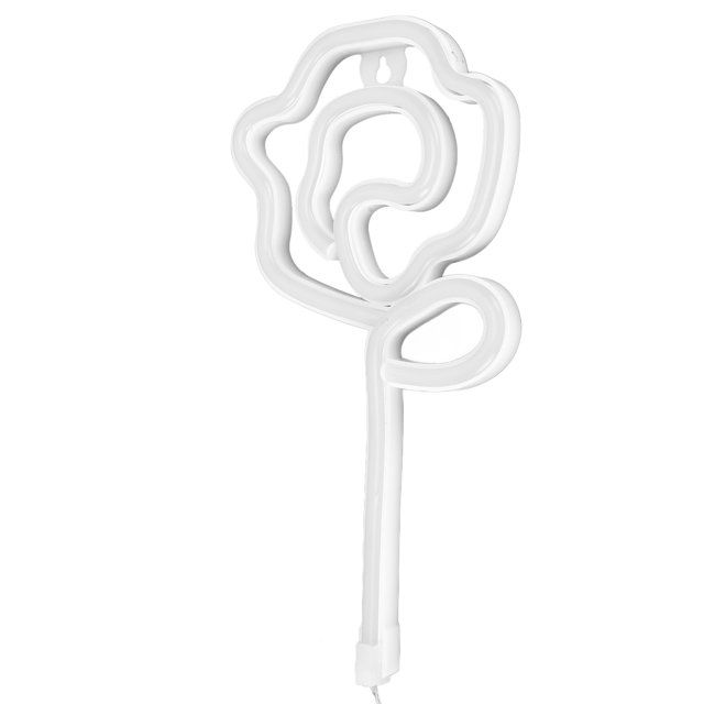 Luz de neón NikouMX letreros LED de flores rosas