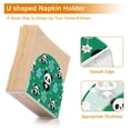 thumbnail image 4 of Dailycode 2 Pack Napkin Holder for Table Acrylic Kitchen Paper Tissue Dispenser, Cute Panda Flower Leaves, 4 of 9