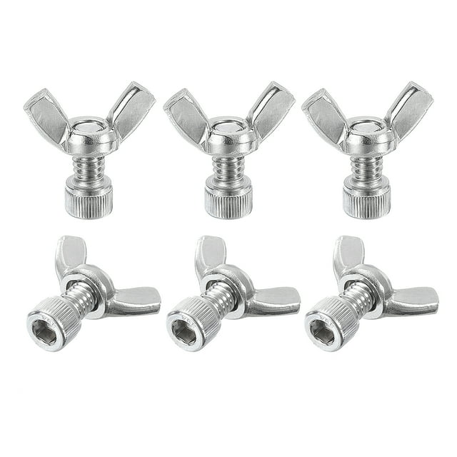 Unique Bargains 1/2' Bat Pins, 6 Sets 304 Stainless Steel Pottery Pins Fits Throwing Wheel