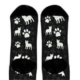 thumbnail image 3 of ThisWear Frenchie Gift Bulldog Socks Dog Lover Gift Dog Breed Socks Dog Themed Gift 1-Pair Novelty Crew Socks, 3 of 5