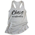 thumbnail image 1 of Chaos Coordinator Tank Top, Ladies Racerback Tank Top, New Mom Tank, Mom Tank, Mama Tank, Mother's Day Tank, Silver Gray, Small, 1 of 3