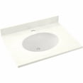 thumbnail image 6 of Swan Ellipse Solid Surface 19'' Single Bathroom Vanity Top, 6 of 7