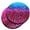 Blue Glitter Sparkle & Hot Pink Glitter Sparkle Leopard, variant on WIRESTER Round Neoprene Car Coaster for Drinks, Set of 2pcs, Blue Glitter Sparkle & Blue Glitter Zebra