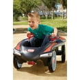 Little Tikes Jett Car Racer Ride on Pedal Car, Black and Red, Dual