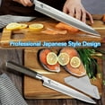 thumbnail image 4 of Japanese Chef Knife - 10.5inch High-Carbon Steel 5CR5 Sushi & Fillet Knife for Fish, Kitchen Fishing Knife with Gift Box, 4 of 8