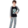 thumbnail image 3 of Beezizac Pajamas For Big Boys Games Black & Gray Long Sleeves 2-Piece PJs Set Children Soft Sleepwear Size 14, 3 of 7