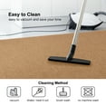 thumbnail image 6 of ANTPOP 4'x59' Runner Rugs Outdoor Indoor Utility Non-Slip Carpet Runners with Rubber Backing Custom Size Area Rug Entrance Mat for Kitchen Hallway Entryway Patio Garage Laundry Light Brown, 6 of 8