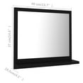 thumbnail image 5 of vidaXL Bathroom Mirror Framed Vanity Mirror for Powder Room Engineered Wood, 5 of 6