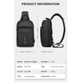 thumbnail image 2 of Mochila cruzada Mark Ryden. Puerto de carga USB. Espacio para iPad de 9.7". Mark Ryden MR7618-00, 2 of 6