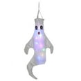 thumbnail image 2 of Halloween Ghost Windsocks with LED Light Halloween Wind Socks Flag Outdoor Ghost Hanging Decorations for Party Home Outdoor Decor, 2 of 4