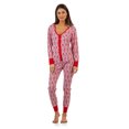 thumbnail image 1 of BHPJ By Bedhead Pajamas Women's Soft Knit Button Front One Piece Pajama Jumpsuit, 1 of 2