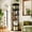 Black, variant on LLappuil 5 Tier Rotating Bookshelf, 360° Display Swivel Bookcase, Corner Bookshelf for for Bedroom, Living Room Gold