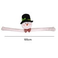 thumbnail image 2 of Muñeco De Nieve De Papá Noel De Peluche Que Abraza El Árbol De Navidad Para La Decoración Del Árbol De Navidad Yuarrent HA043208-01, 2 of 6