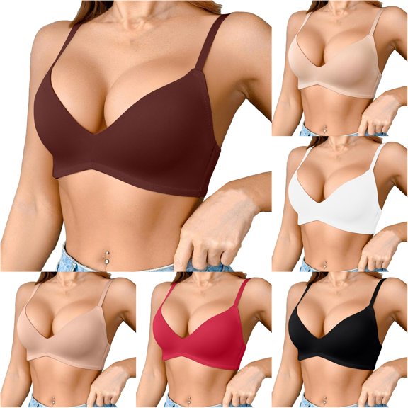 Afdoent Bras for Women No Underwire Bra Breathable and Lightweight Comfortable Everyday Bra