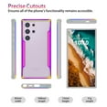 thumbnail image 5 of Allytechgroup for Samsung Galaxy S25+ Plus Case, Military Grade Shockproof Clear Case with Aluminum Frame & Soft TPU Bumper, Drop-Tested Protective Cover with Camera & Screen Guard Wireless Charging, 5 of 8