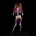 thumbnail image 4 of Disfraz de Halloween para niña y bebé, Cosplay de esqueleto de miedo, Rosa Sexy, mono de vampiro Diablo, fiesta de carnaval, Día de los muertos, 4 of 4