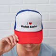 thumbnail image 6 of CafePress - I Love Market Basket - Adjustable Unisex Printed Trucker Hat with Mesh Back, 6 of 10