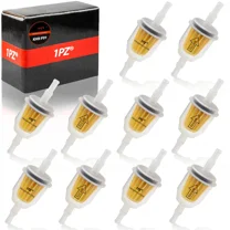 1PZ 032-CZ0 10 Pcs Motor Inline Gas Oil Fuel Filter Small Engine Fit For 1/4'' 5/16" Line