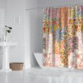 thumbnail image 2 of Pioneer Flower Floral Print Pattern Shower Curtain 72"x84" ,Bathroom Decorative Shower Curtains Set with 12 Hooks,Modern Waterproof Washable Shower Curtain, 2 of 6