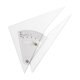 thumbnail image 3 of Regla triangular de dibujo mayimx herramienta duradera portátil ajustable borde liso, 3 of 9