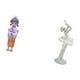 thumbnail image 4 of Elegante figura de bailarina geisha kabuki con kimono japonés moderno. Escultura artística para dormitorio, oficina o casa de muñecas., 4 of 7