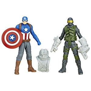 Marvel Civil War Captain America Vs Crossbones Miniverse Figure Toy 