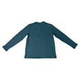 thumbnail image 3 of BLCHUNen Hauts d'Automne pour Hommes en Molleton à Boutons Col Ras du Cou Chandail Couche de Base Ajustée Chaud Tenue de Détente Décontractée Manches Longues Hauts, 3 of 5