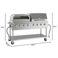 thumbnail image 3 of 60 in. 8-Burner Commercial Outdoor Propane Gas Gri, 3 of 13