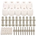 thumbnail image 4 of 60Pcs Pt31 Lg40 Plasma Cutter Electrode Tips Cup Extended Nickel Plated Kit, 4 of 9