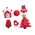 thumbnail image 3 of Colgante de Árbol de Navidad Soledad Kit de bricolaje para adornos de fieltro rojo, 3 of 9