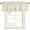Cream, White, Beige, variant on Kitchen Curtain Valance Gold Star Starry Sky Rod Pocket Window Valances,Galaxy Theme Small Windows Treatment for Living Room Bedroom,42"x12"
