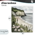 thumbnail image 4 of Stupell Industries Tropical Coastal Calm with Floral Blooms Canvas Art, 16 x 20, by Riley B, 4 of 8